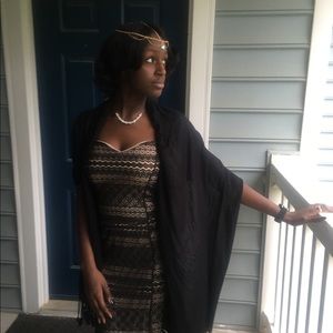 Lace Prom Dress , Custom Made